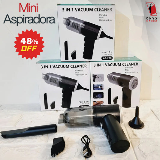 MINI ASPIRADORA 3 EN 1 PARA CASA Y AUTOS