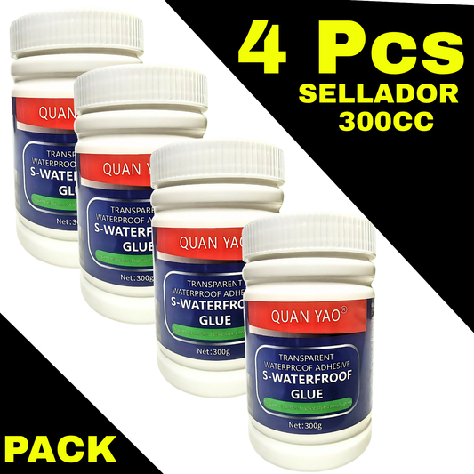 4 Sellador Adhesivo Transparente