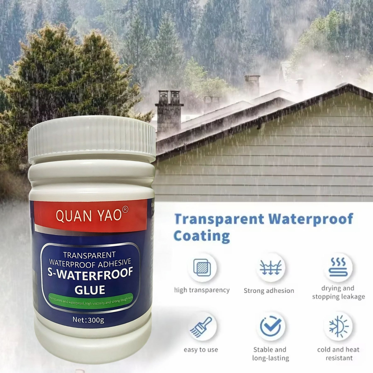 4 Sellador Adhesivo Transparente