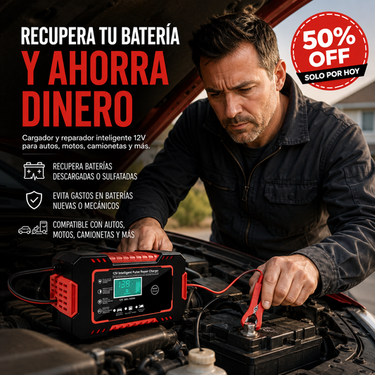 BatteryRevive® | Cargador Inteligente de Baterías