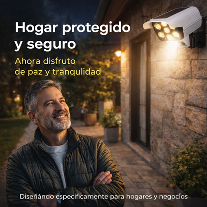 SafeVision Light® | Foco Solar Tipo Camara