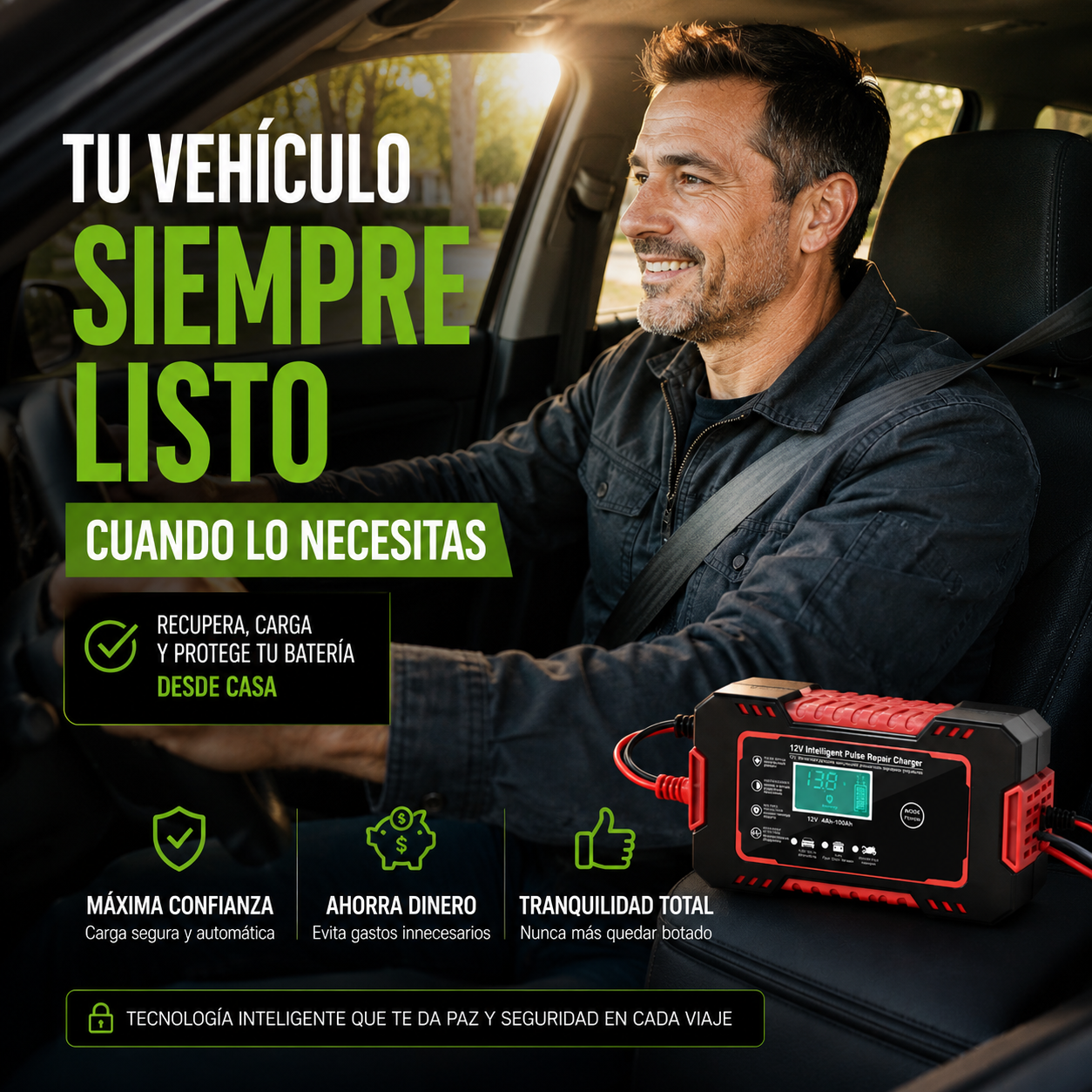 BatteryRevive® | Cargador Inteligente de Baterías