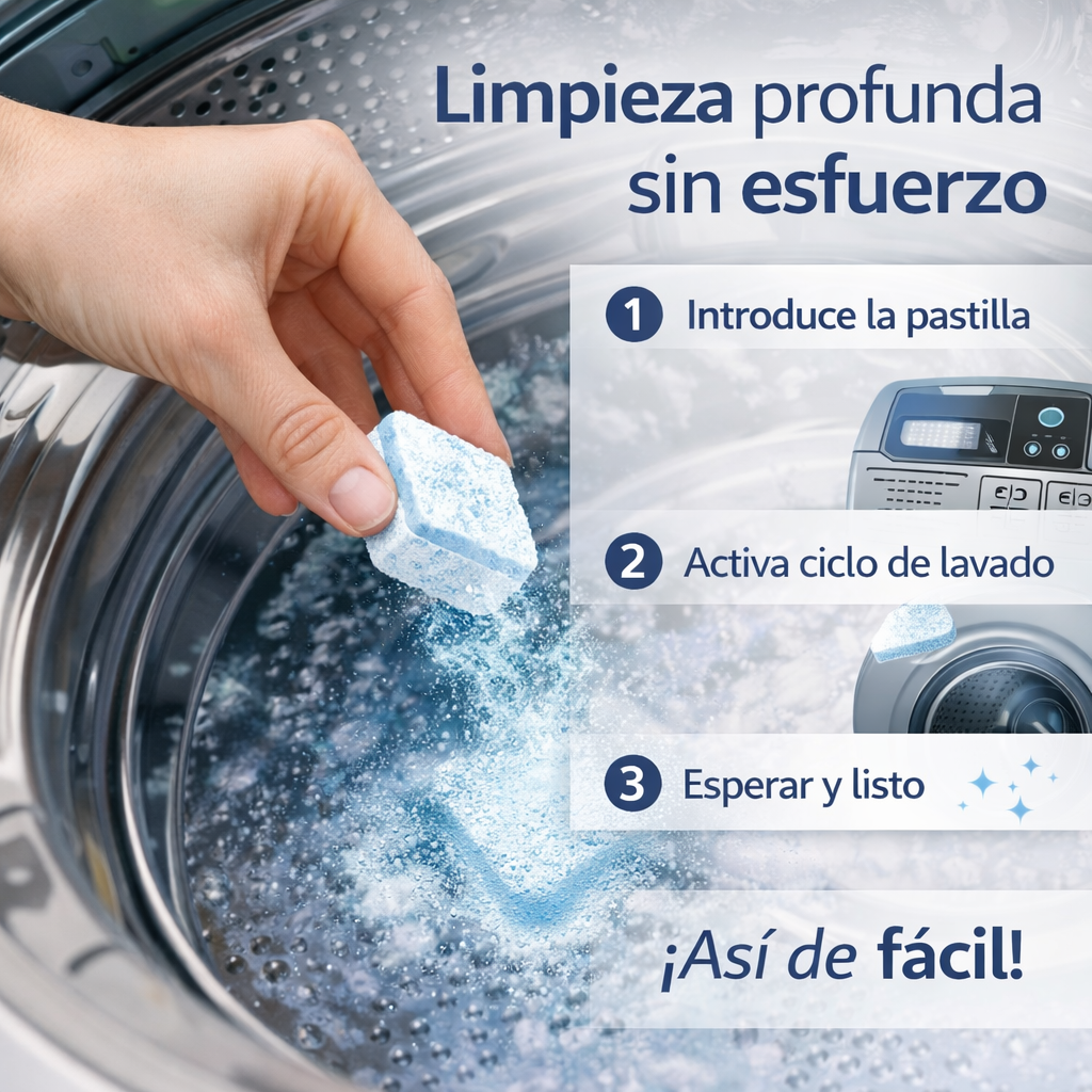 Washing Machine Cleaner® | Pastillas Limpia Lavadora