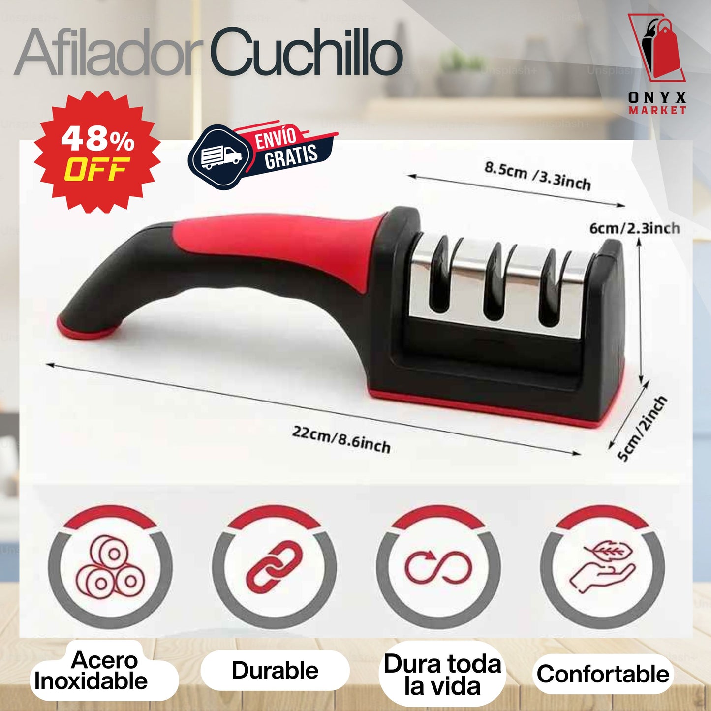 AFILADOR DE CUCHILLOS MANUAL 3 EN 1