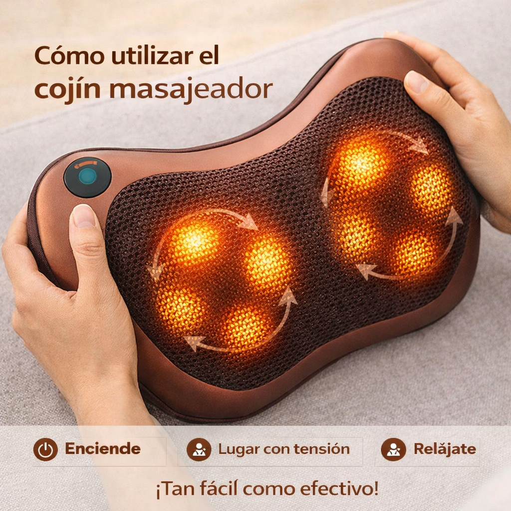 ThermaRelax® | Almohada Masajeadora