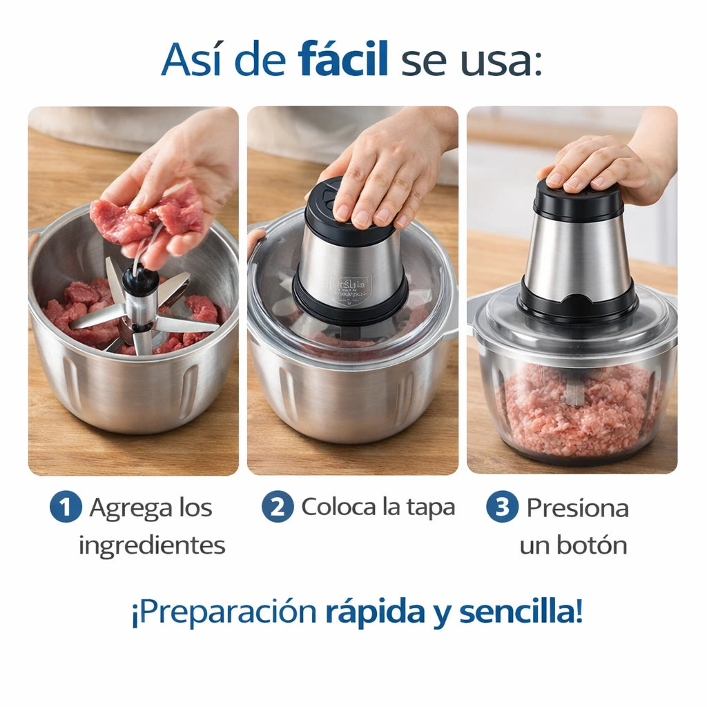 QuickChop Pro® | Picadora Multifunción