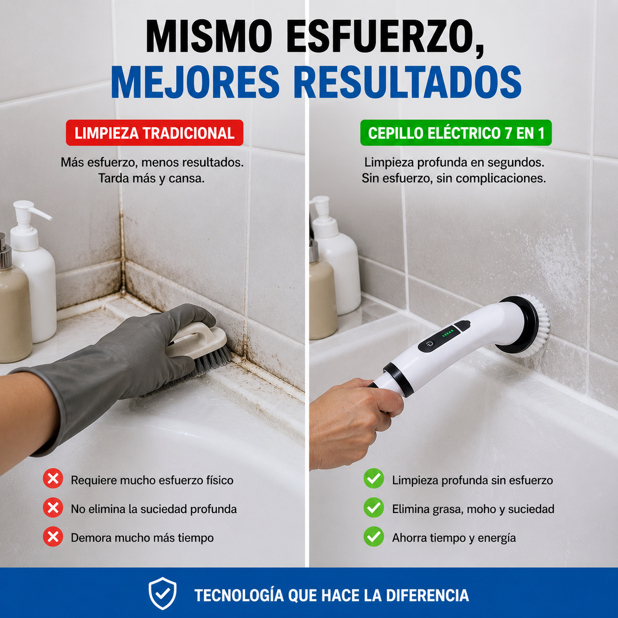 CleanForce Pro® | Cepillo Multiuso