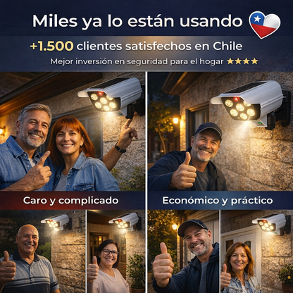 SafeVision Light® | Foco Solar Tipo Camara