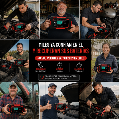 BatteryRevive® | Cargador Inteligente de Baterías