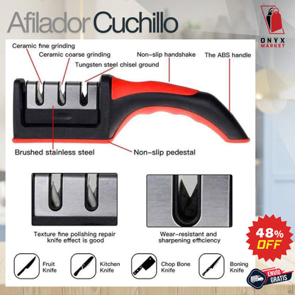 AFILADOR DE CUCHILLOS MANUAL 3 EN 1
