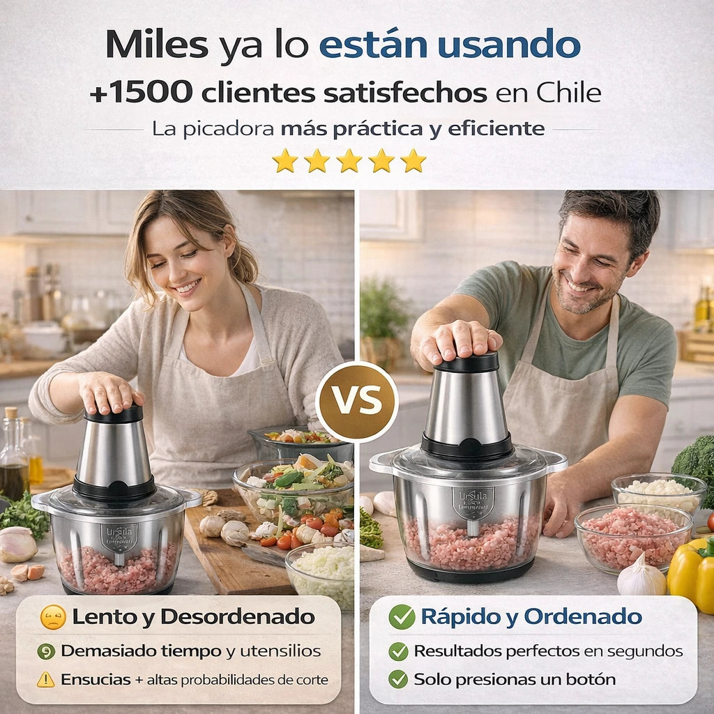 QuickChop Pro® | Picadora Multifunción