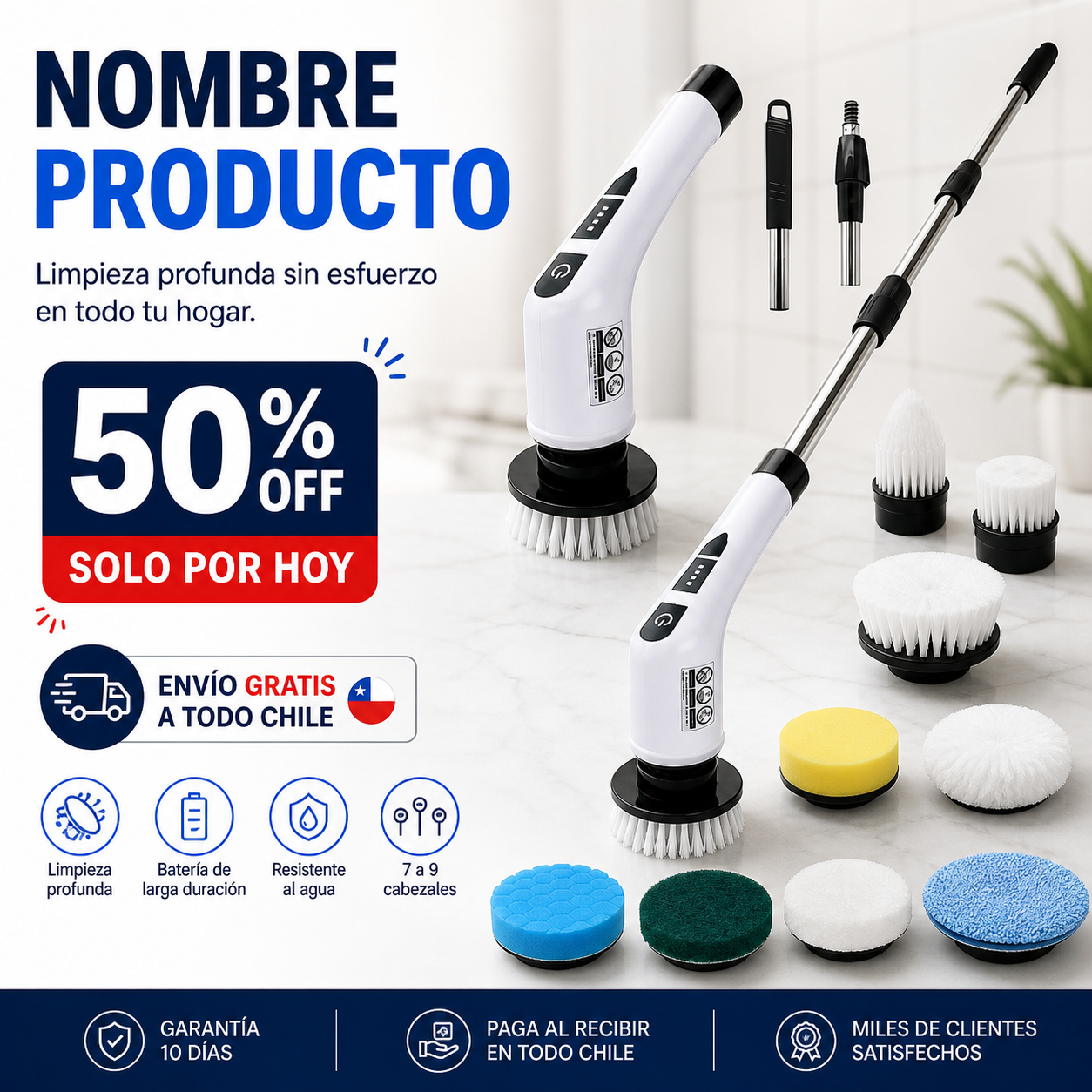 CleanForce Pro® | Cepillo Multiuso