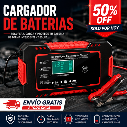 BatteryRevive® | Cargador Inteligente de Baterías