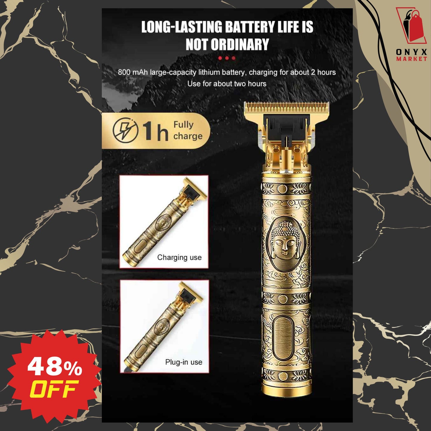 Afeitadora Portátil Recargable Buda