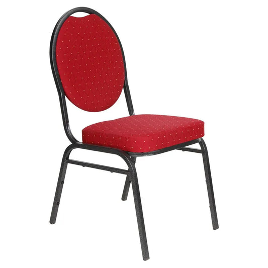 Silla de salón burdeo 48x57x90 cm rojo